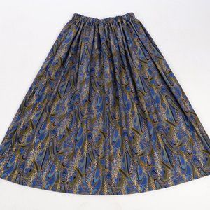 Glamorous Peacock Maxi Skirt